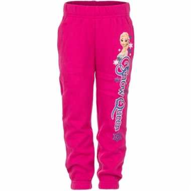 Fuchsia frozen trainingsbroek elsa